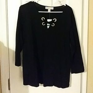 Nwt Michael kors black blouse